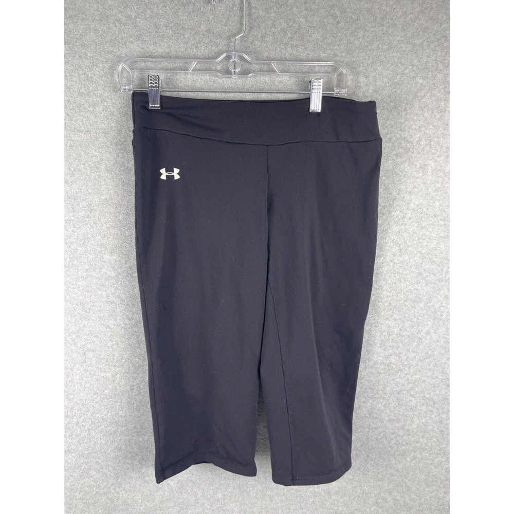Under Armour Leggings Womens S Fitted All Season Gear Black Activewear